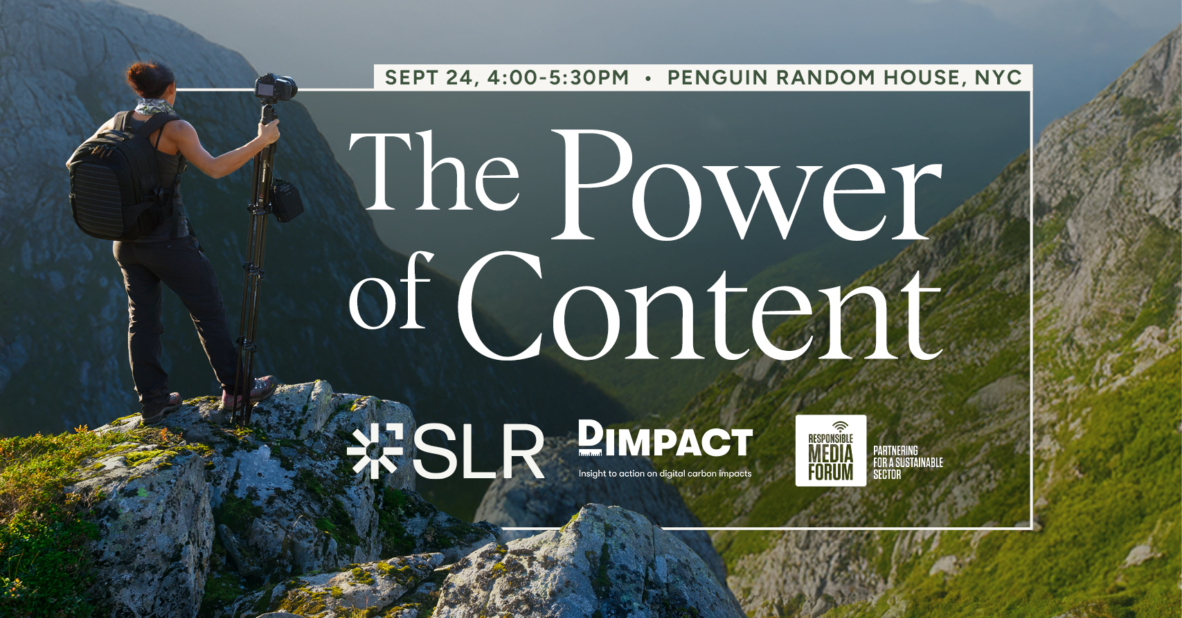 Join us at New York Climate Week: The Power of Content